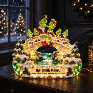 Furry Mischief Family Acrylic Light Box - Personalized Christmas Gifts For Family 02ohdt241026-Homacus