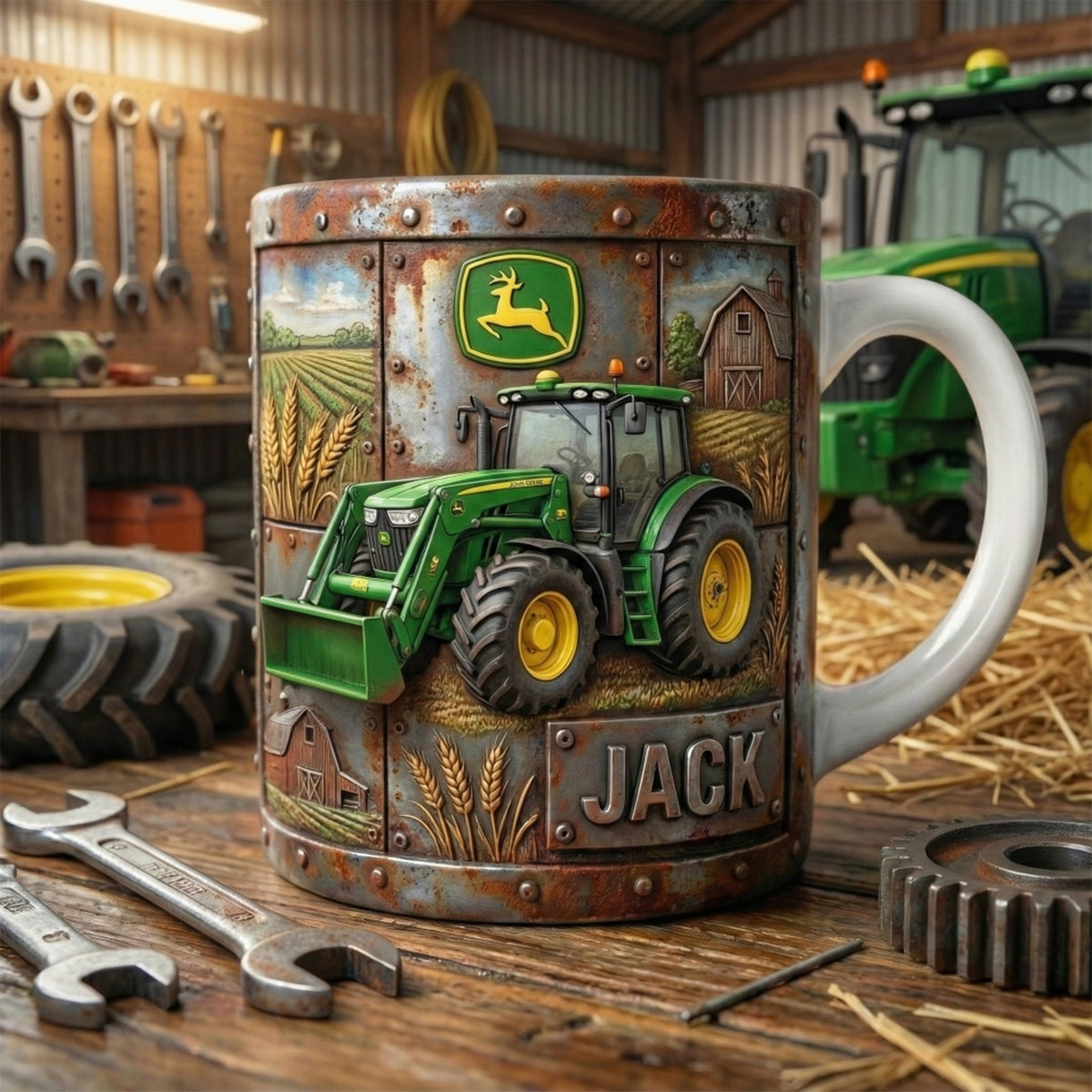 Tractor Mug - Personalized Gifts For Farmers 03tglu171225-Homacus