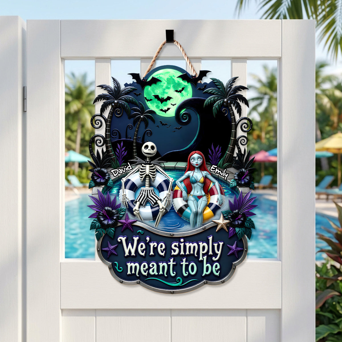 Cute Couple Metal Sign - Personalized Gifts For Couple 04TODH190626-Homacus