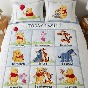 Positive Emotional Support For Mental Health Quilt Bed Set - Cute Gifts For Movie Fans 05QHLU170725-Homacus