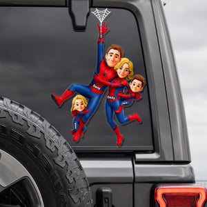 Sticked On Family Fun Car Decal - Personalized Gifts For Family 05qhqn040826-Homacus