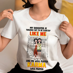 Personalized Gift For Mom Shirt, Mother-Daughter Duo 02TOLU130325HG-Homacus