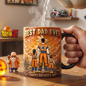 Best Dad Ever Magic Mug - Personalized Gifts For Dad 02natn150426-Homacus