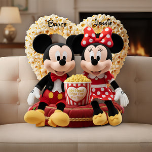 Popcorn Couple Pillow - Personalized Gifts For Couple 03PADT291125