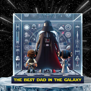 The Best Dad Acrylic Plaque Personalized Gifts For Dad 03OHDT120525-Homacus