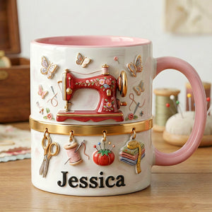 Sewing Machine Accent Mug, Personalized Gifts For Sewing Lovers 03qhtn241225-Homacus
