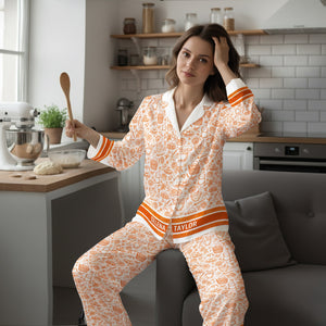 Bakers At Rest Button Up Pajama Set - Personalized Gift For Bakers 03PGLU021025-Homacus