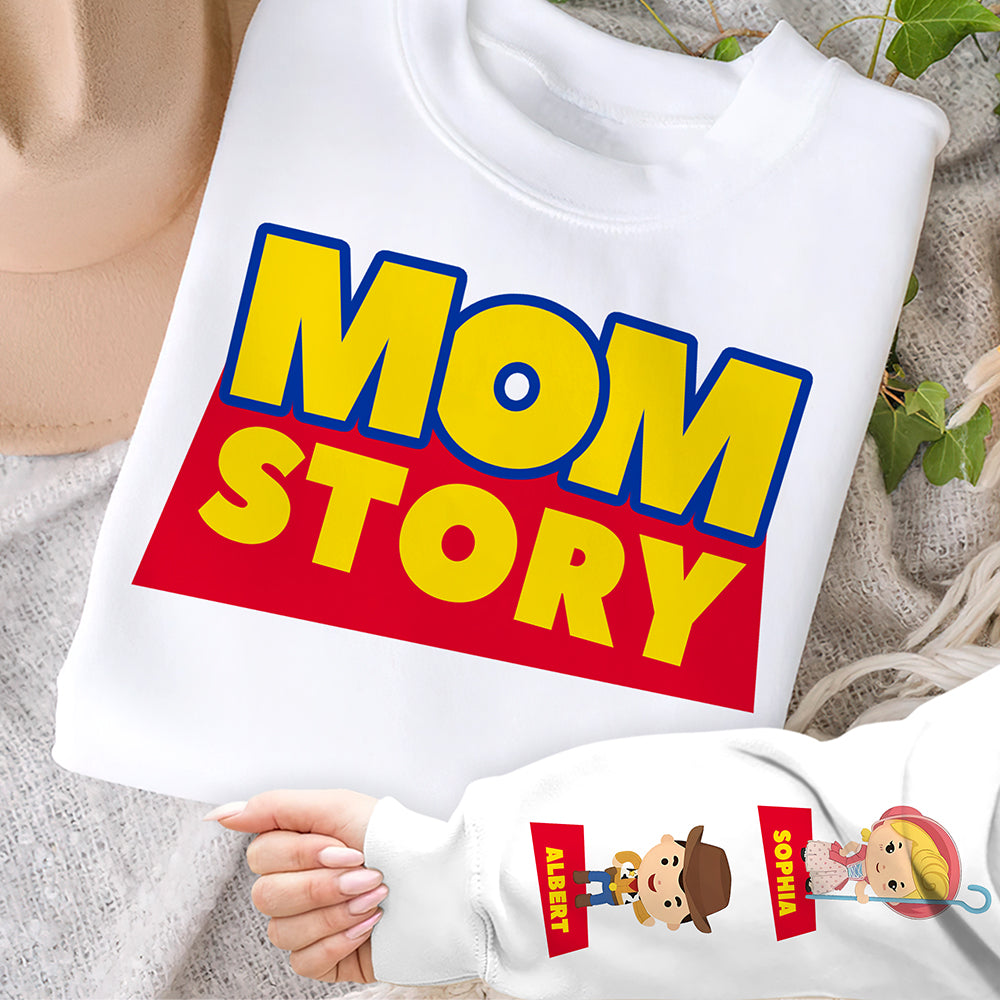 Mama Story Personalized Christmas Gifts For Mom Shirt 021KAQN150425-Homacus
