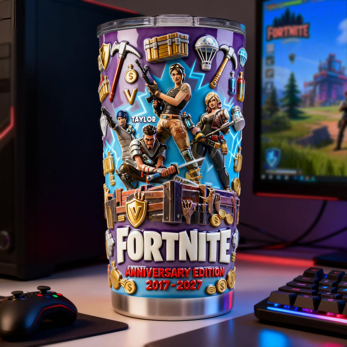 Battle Royale Anniversary Edition Tumbler - Personalized Gift For Gamer 01NALU110226-Homacus