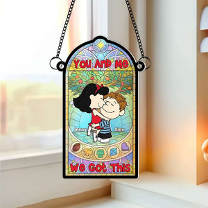 Personalized Gifts For Couple Suncatcher Ornament 01OHMH060125HG-Homacus