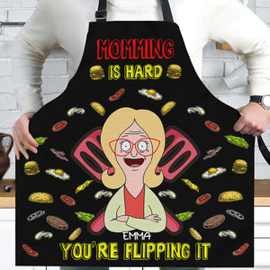 Personalized Gifts For Moms Aprons Momming Is Hard 03TOLU230125HG-Homacus