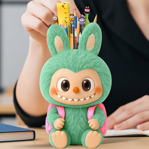 Cute Bunny Wooden Pen Holder Personalized Gifts For Kids 01NALU240725-Homacus