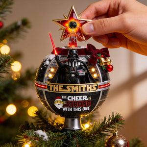 Empire Celebrates The Holidays Tree Topper - Personalized Christmas Gifts For Family 04hadt190826-Homacus
