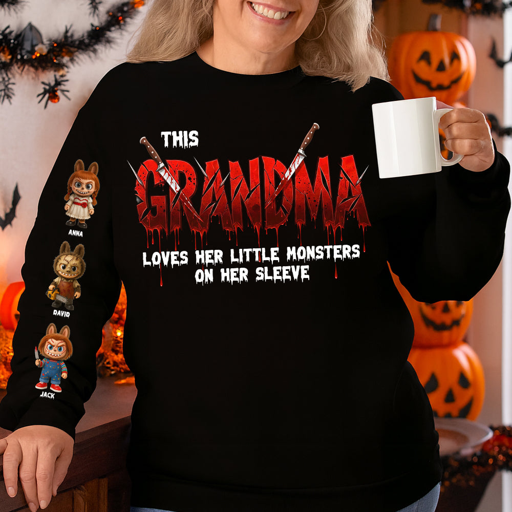 Spooky Grandma Shirt - Personalized Gifts For Grandma 02natn120825-Homacus
