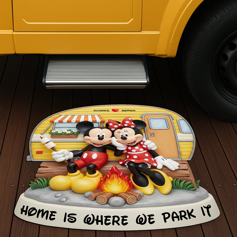 Camping Couple Doormat - Personalized Gifts For Couple 03naqn090625-Homacus