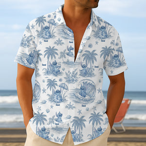 Cartoon Alien Personalized Gifts For Movie Fans Hawaiian Shirt 04hutn170725-Homacus