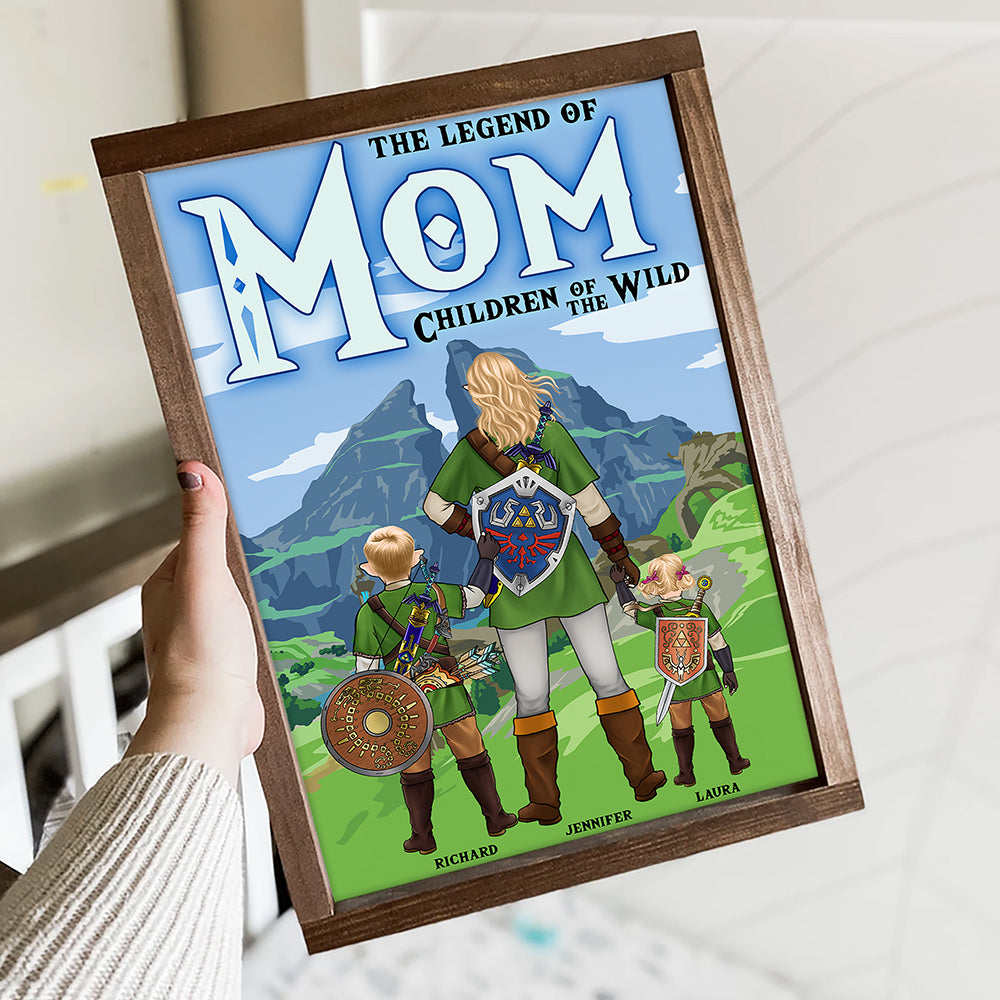 Personalized Gifts For Mom Canvas Print The Legend Of Mom 03NAQN220325HG-Homacus