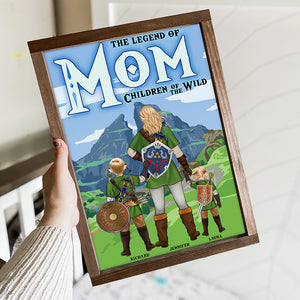 Personalized Gifts For Mom Canvas Print The Legend Of Mom 03NAQN220325HG-Homacus