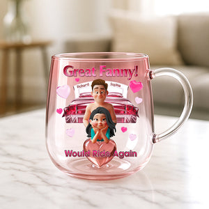 Naughty Couple 3D Heart Glass Mug - Personalized Gifts For Couple 05tgqn240625-Homacus