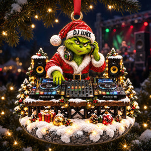 DJ Christmas Ornament - Personalized Gifts For Christmas 08nadt131026-Homacus