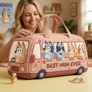 Best Mum Ever Duffle Bag - Personalized Gifts For Moms 03nata230426-Homacus