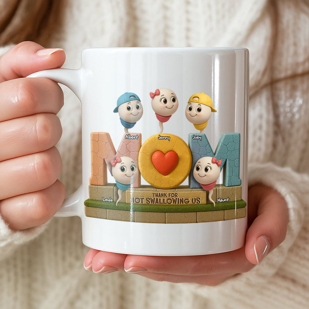 Mom Coffee Mug - Personalized Gifts For Mother 04OHLU170425-Homacus