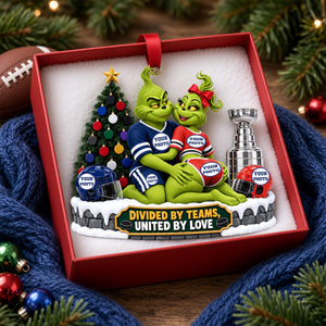 Rival Teams Christmas Ornament - Personalized Gifts For Sport Couple 03ohlu211026-Homacus