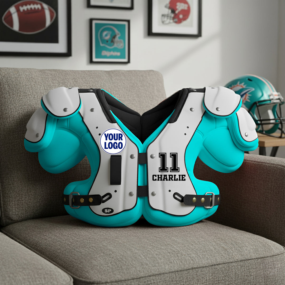 Shoulder Pad Armor Pillow - Personalized Gifts For Sport Lovers 01KILU131125-Homacus