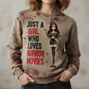 Personalized Halloween Gifts For Horror Movie Fans Sweatshirt 01natn110925-Homacus