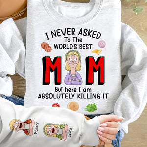 Personalized Gifts For Mom Shirt World's Best Mom 01KAQN250325HG-Homacus