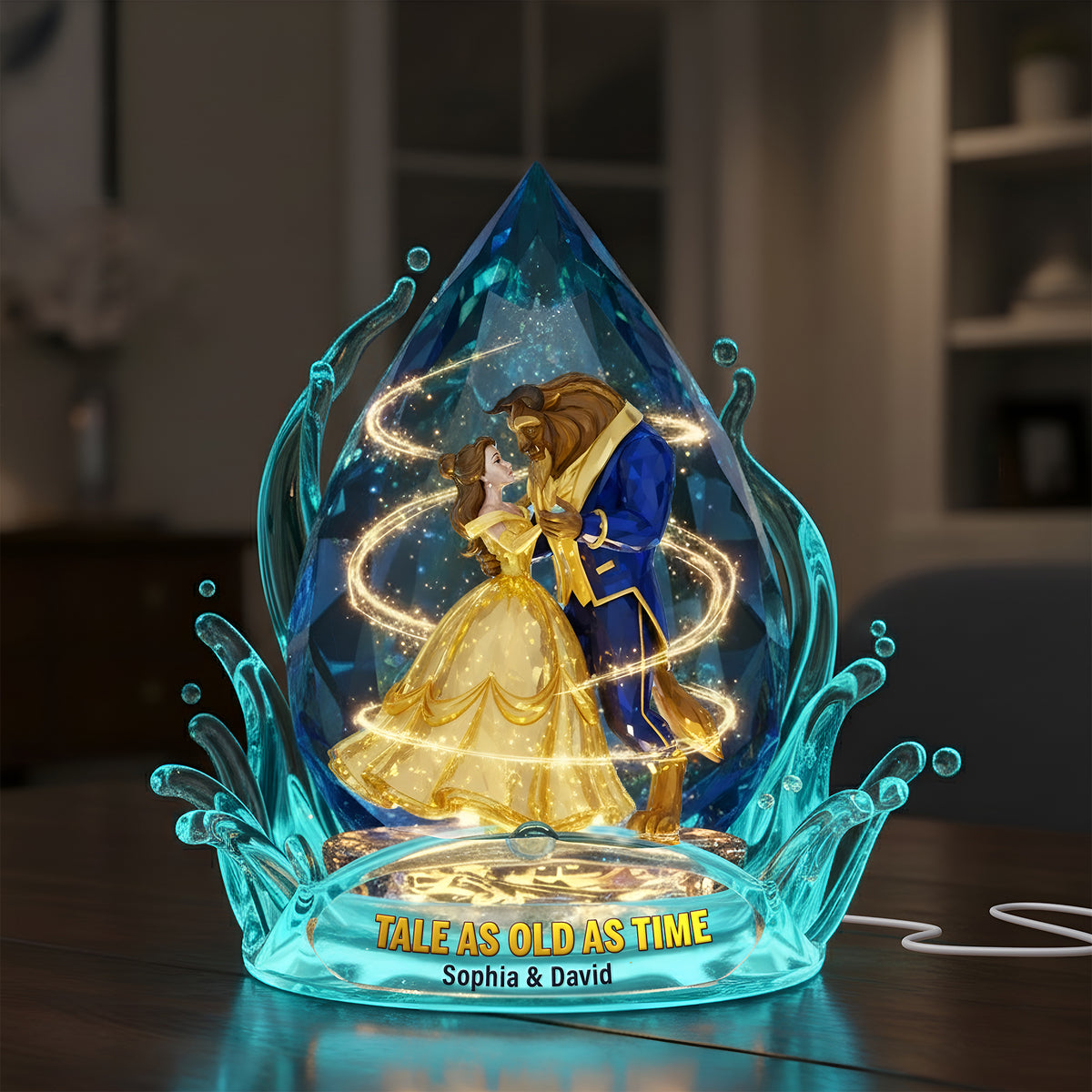 Romantic Couple Acrylic Light Box - Personalized Gifts For Couple 07tolu291125-Homacus