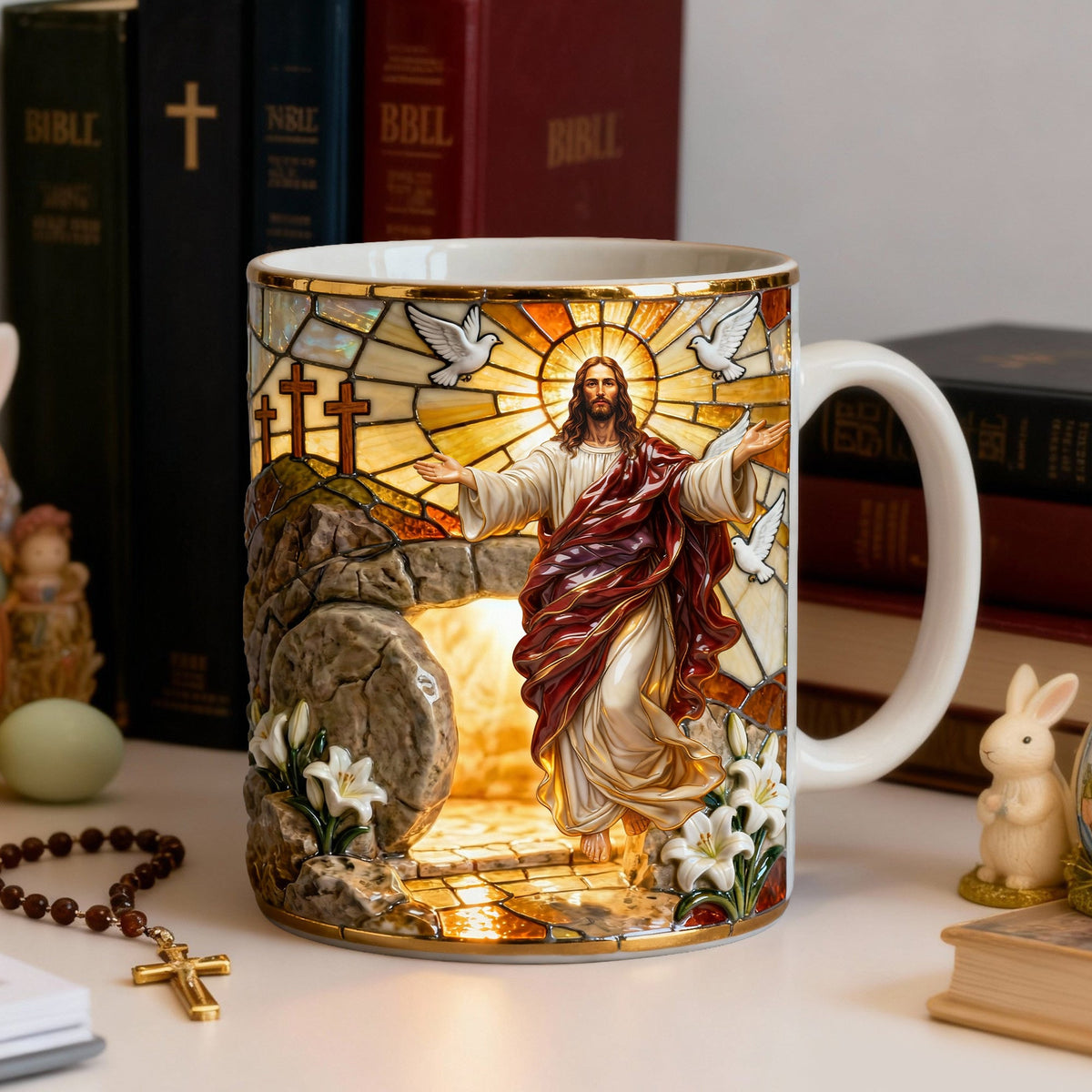 Jesus Christ Resurrection Coffee Mug - Easter Gift For Christian 04QHLU290126-Homacus
