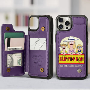 Personalized Gifts For Mom Leather Flip Wallet Phone Case 06kaqn200225hg-Homacus