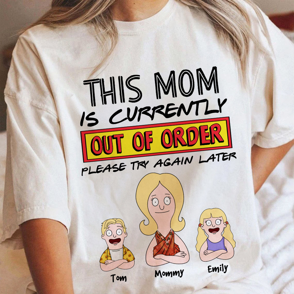 Personalized Gifts For Mom Shirt This Mom Is Currently 01KADT010325HG-Homacus