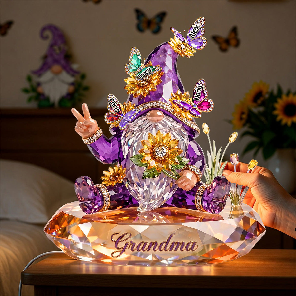 Gnome Mom Light Box Light Box - Personalized Mother's Day Gifts 03QHMG070326