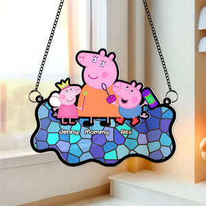 Personalized Gifts For Mom Window Hanging Suncatcher Ornament 05NAMH190225-Homacus