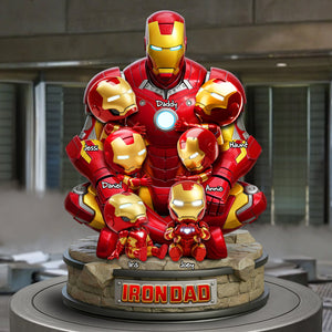 Steel Dad Acrylic Plaque - Personalized Gifts For Father 03OHLU170525-Homacus