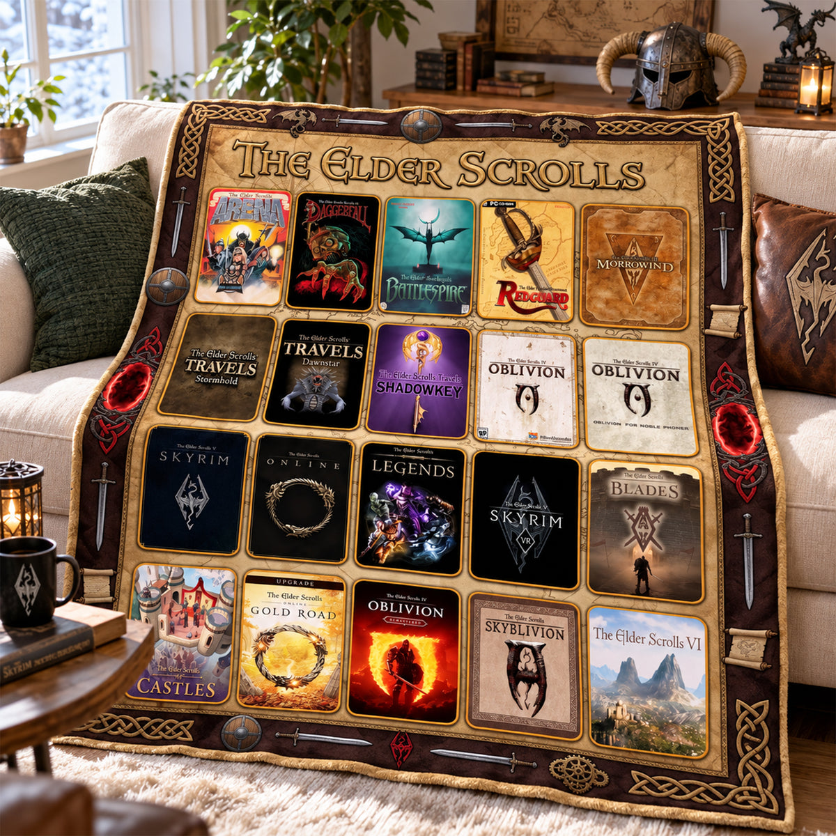 Fantasy Gaming Blanket - Personalized Gifts For Game Lovers 02nalu071026-Homacus