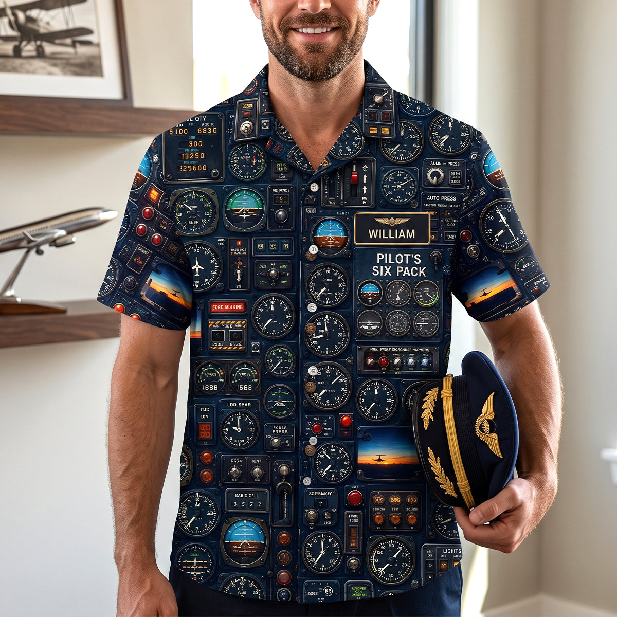 Six Packs of Pilots Hawaiian Shirt - Personalized Gifts For Pilots 02hutn170726-Homacus