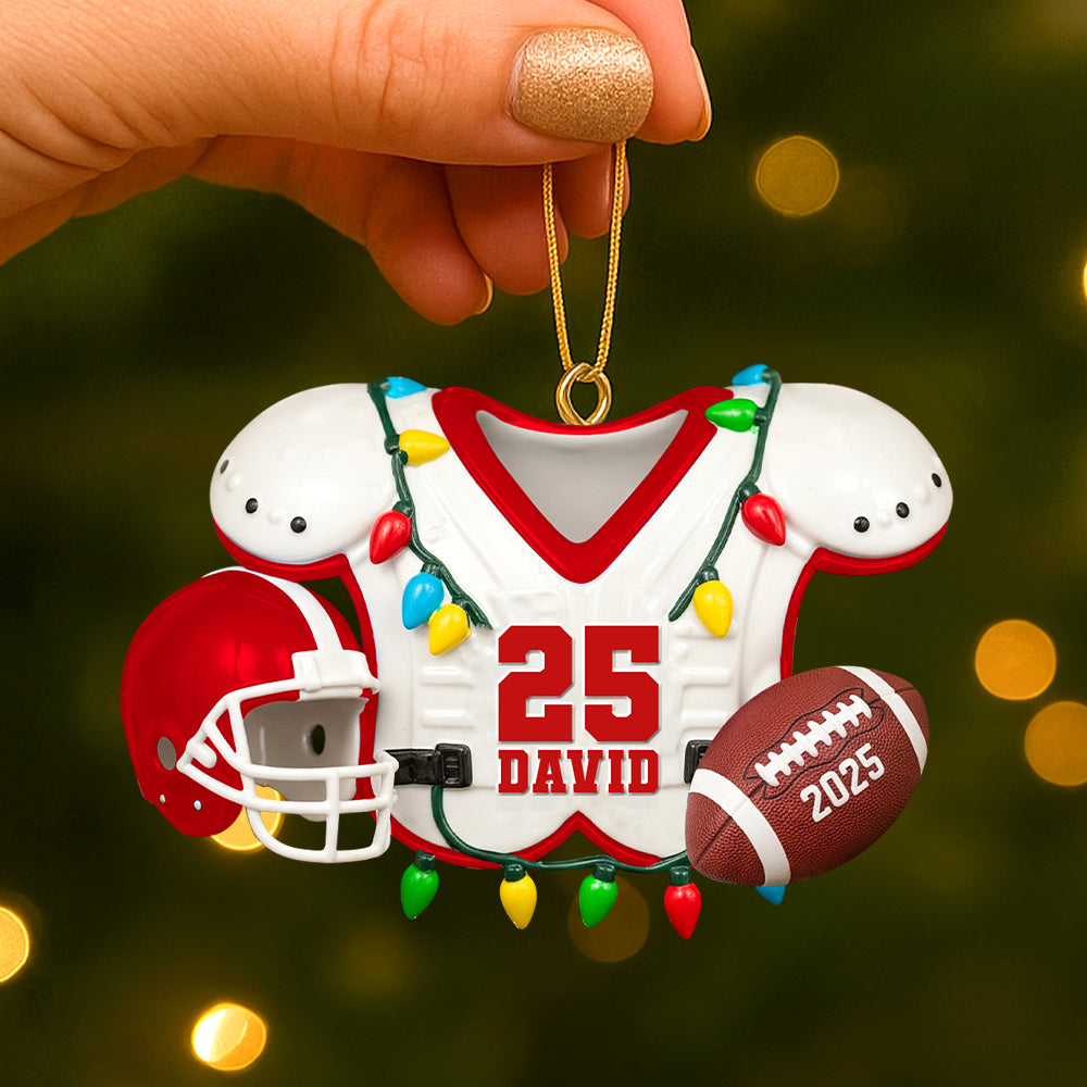 Personalized Gifts For American Football Lovers Christmas Acrylic Ornament 01hutn230825-Homacus