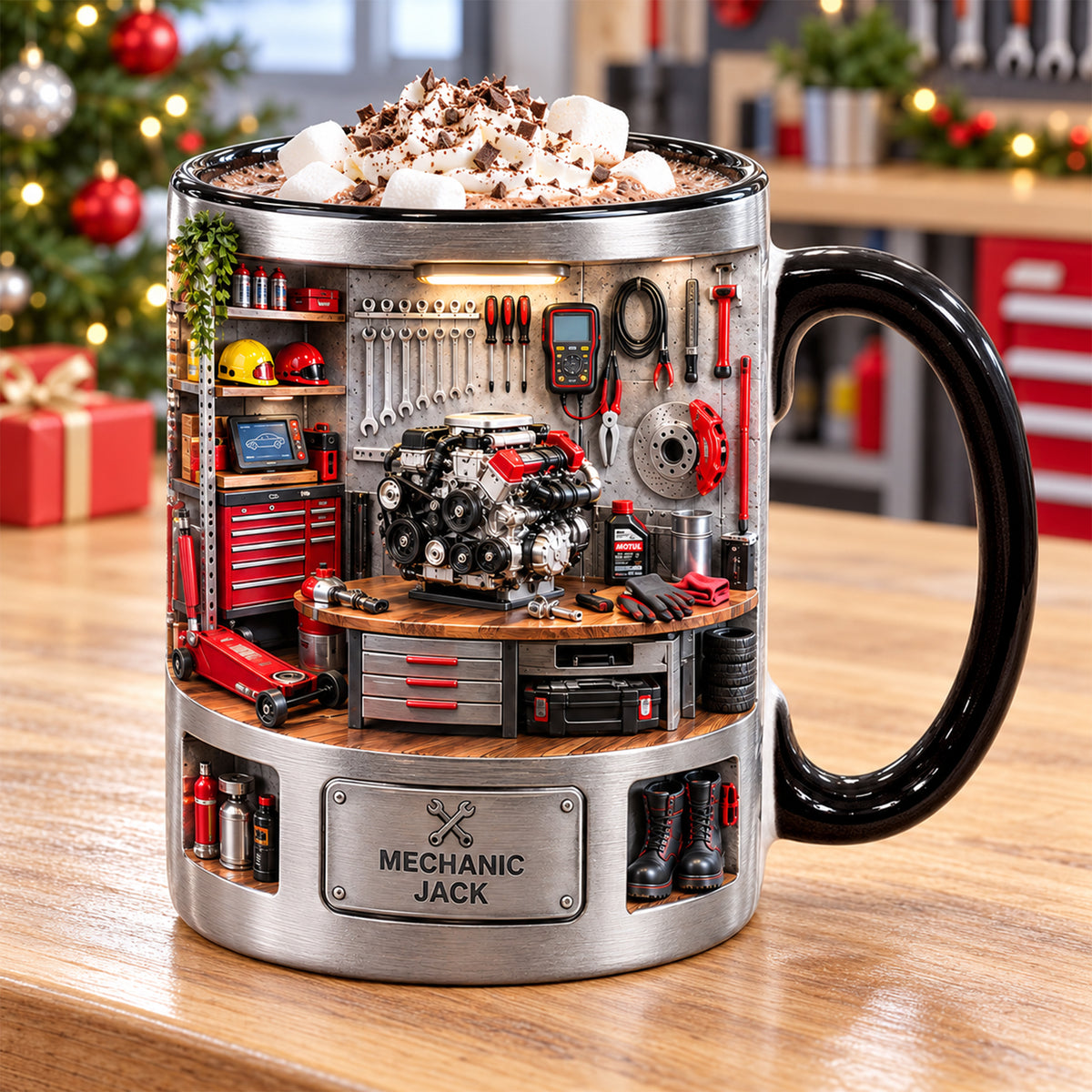 Classic Garage Accent Mug - Personalized Gifts For Mechanic 06ttqn061026-Homacus