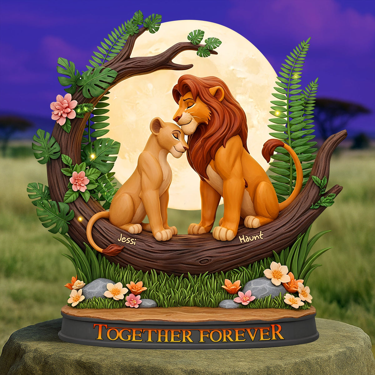 Forever Couple Acrylic Plaque - Personalized Gifts For Couple 01TOLU240625-Homacus