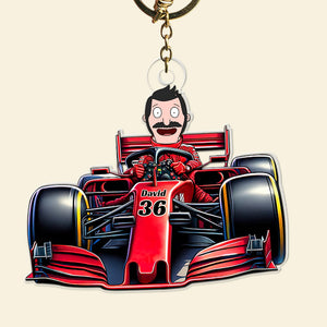 Personalized Gifts For Racers Keychain 05OHQN080225HG-Homacus