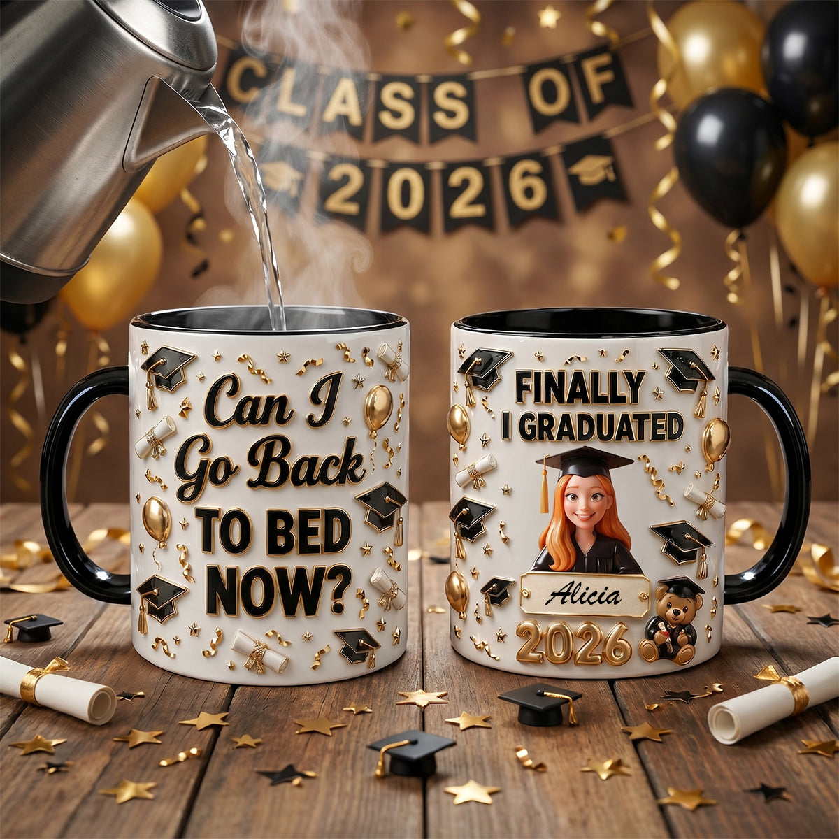 Custom Photo Finally Graduation Coffee Mug - Personalized Gifts For Graduates 01padh110526-Homacus