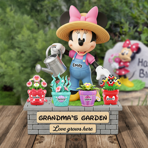 Grandma's Garden Acrylic Plaque - Personalized Gifts For Grandma 02napu020625-Homacus