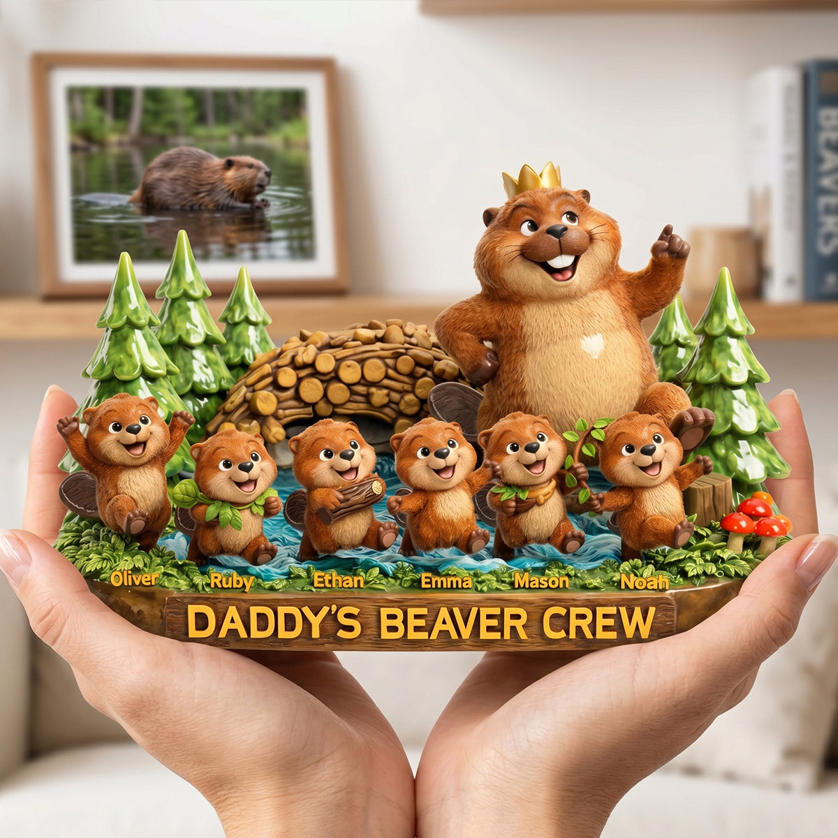 Dad And His Little Adventures Crew Acrylic Plaque - Personalized Gifts For Dads 02totn010526-Homacus