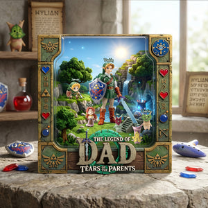 The Legend Of Dad Acrylic Plaque - Personalized Gifts For Father 06OHLU200526-Homacus