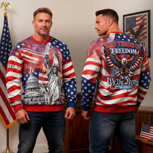 250th America Anniversary 3D Shirt - Personalized Gifts For Patriots 04hulu280126-Homacus