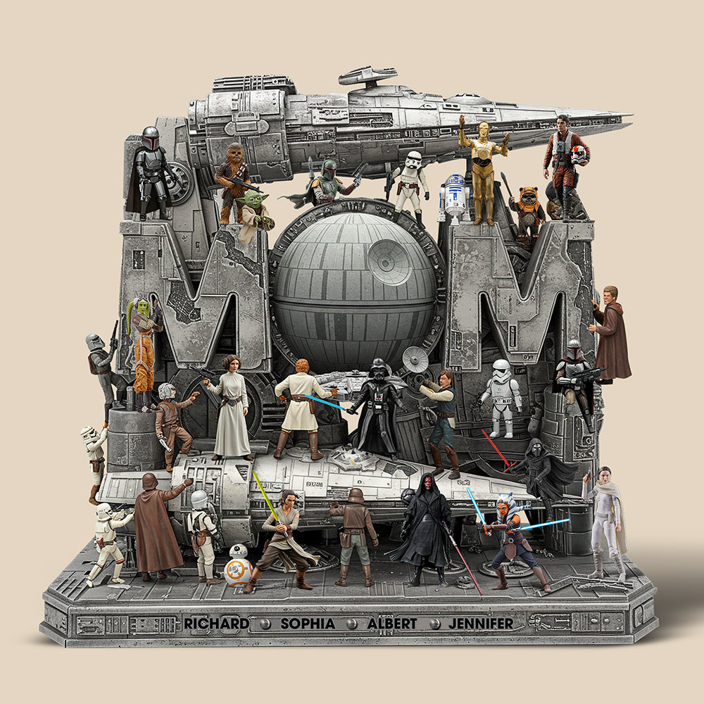 Personalized Christmas Gifts For Dad – Galaxy Acrylic Plaque 041QHQN190425-Homacus