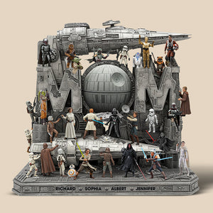 Personalized Christmas Gifts For Dad – Galaxy Acrylic Plaque 041QHQN190425-Homacus